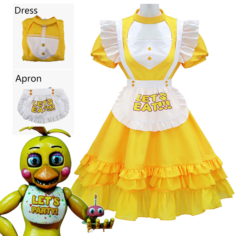 Toy Chica Cosplay Costumes Gam - Party Games Girls Night reseña y precio