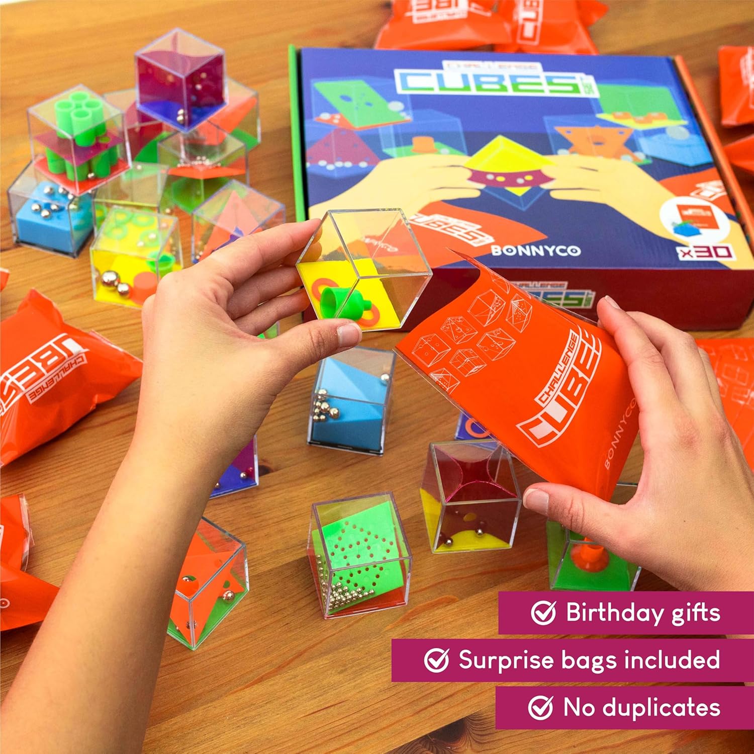 Brain Teaser Puzzles Cubes Pac - Party Games Kids reseña y precio