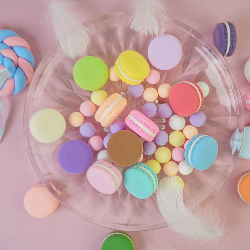 Simulation Macaron Model Fake  - Party Games Graduation reseña y precio