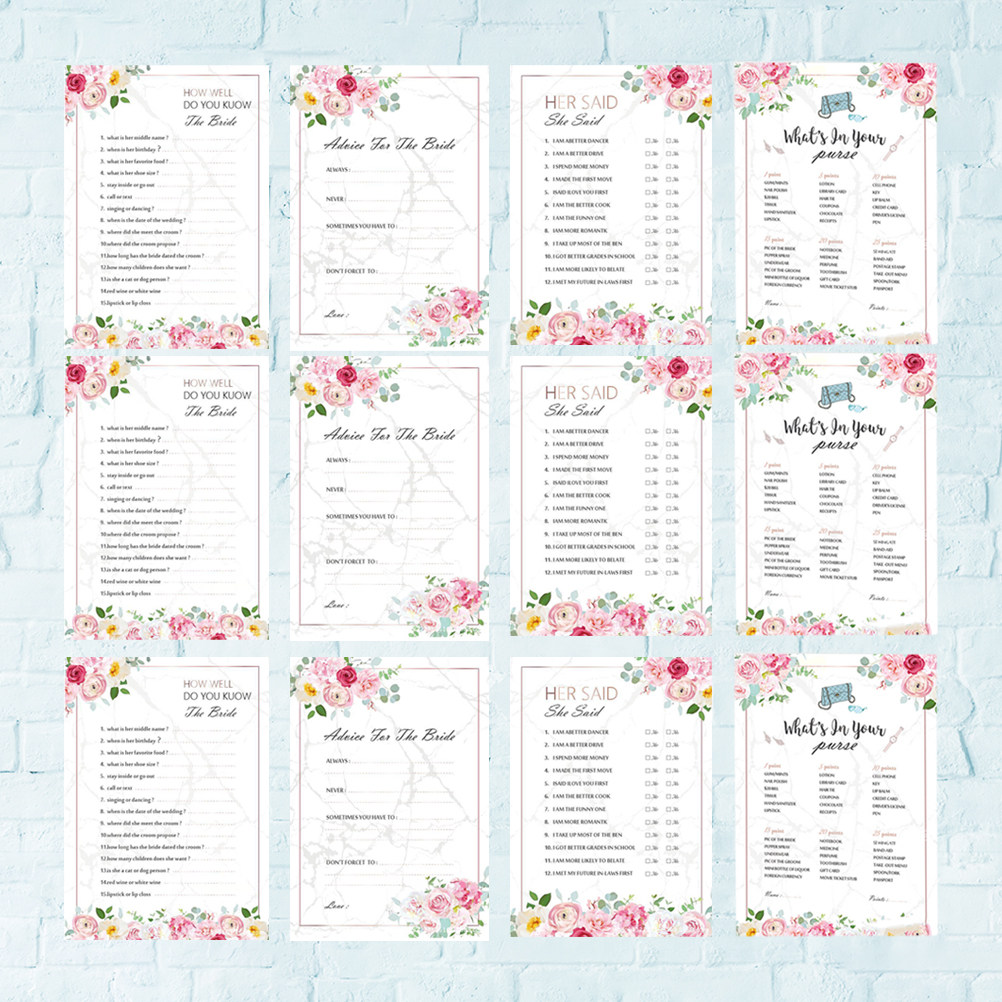 48pcs Game Cards Premium Paper - Party Games Bachelorette reseña y precio