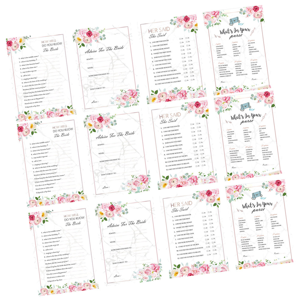 48pcs Game Cards Premium Paper - Party Games Bachelorette reseña y precio