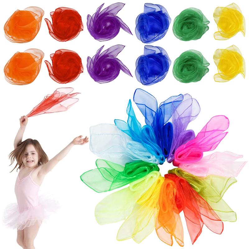 Six Color Silk Scarf Party Fav - Party Games Engagement reseña y precio