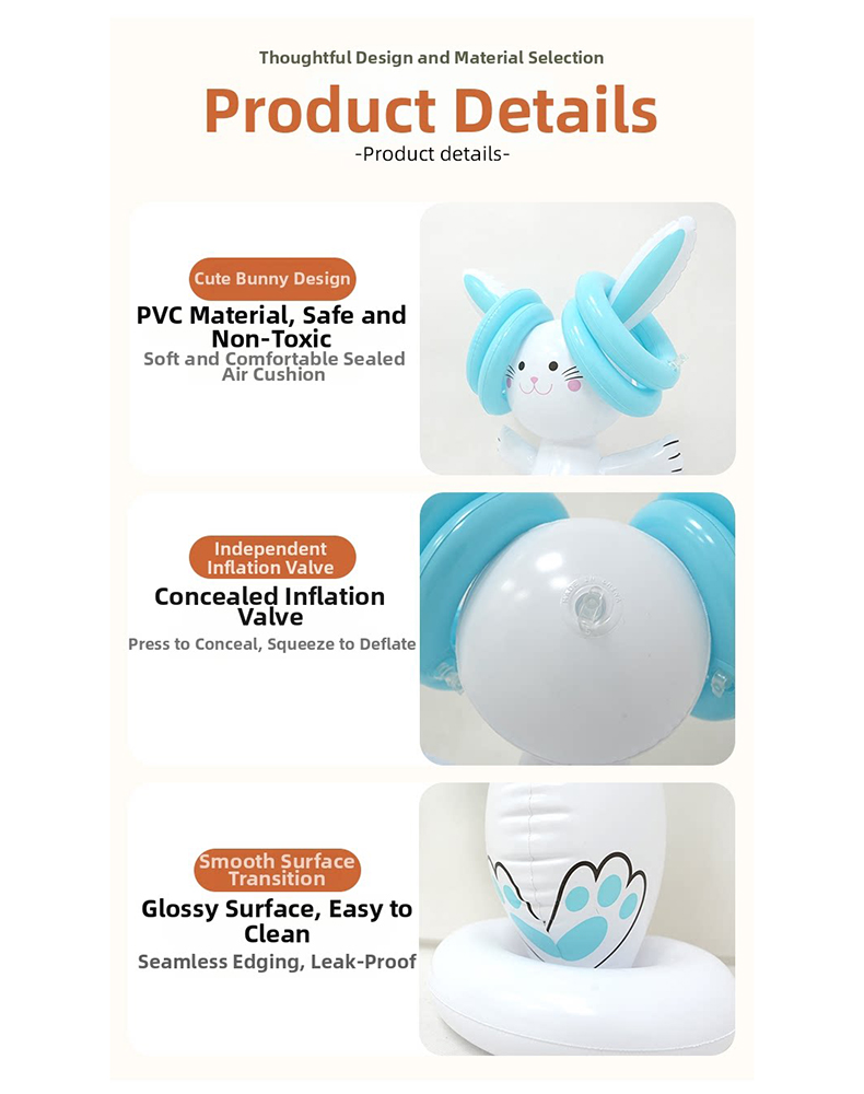 Easter Inflatable Bunny Ring T - Party Games Bunny reseña y precio