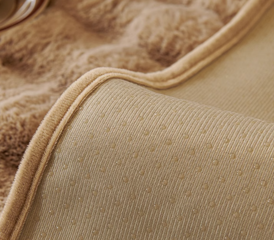 Faux Rabbit Fur Bubble Warm Pl - Washer Toss Set reseña y precio