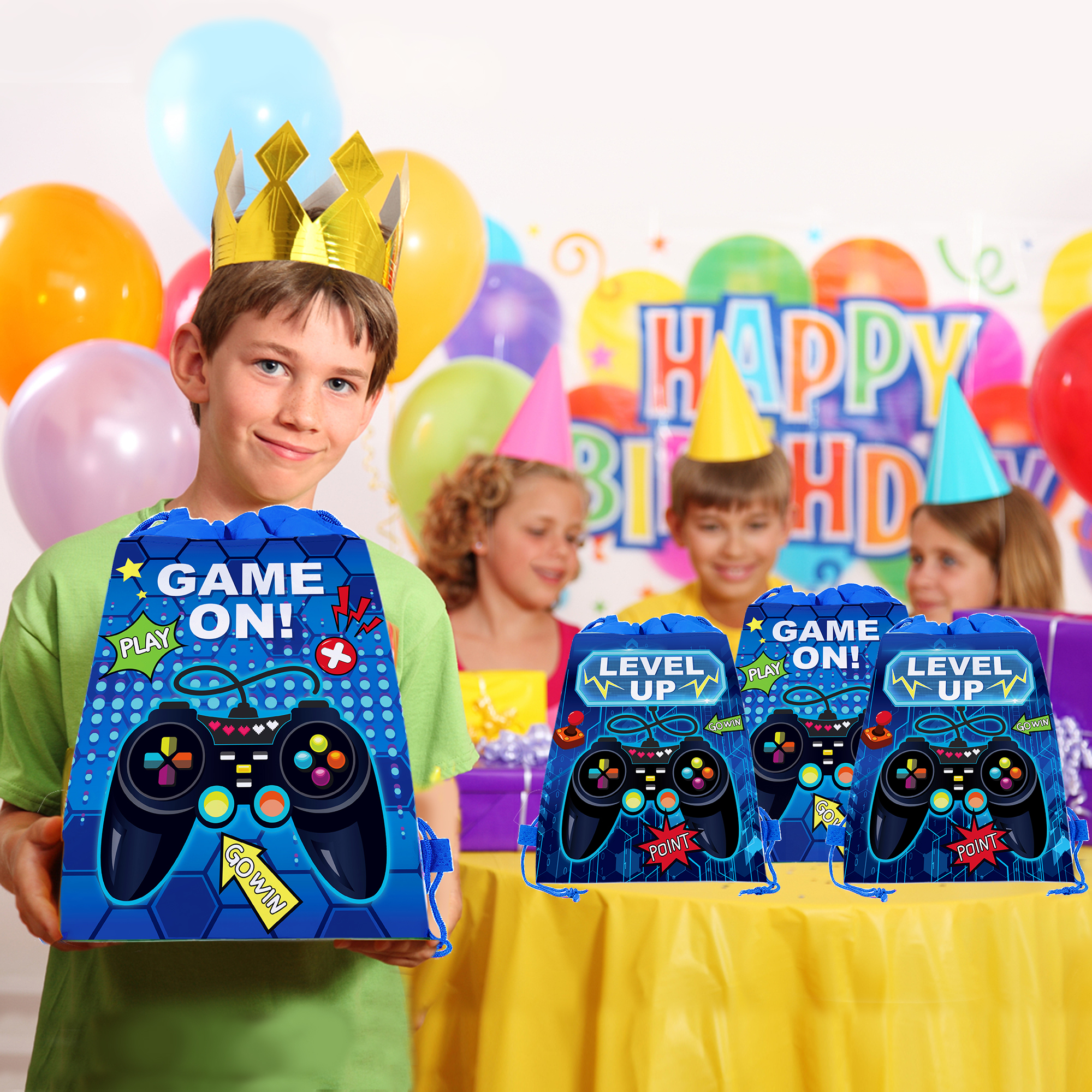 Cartoon Handle Game Birthday N - Party Games Engagement reseña y precio