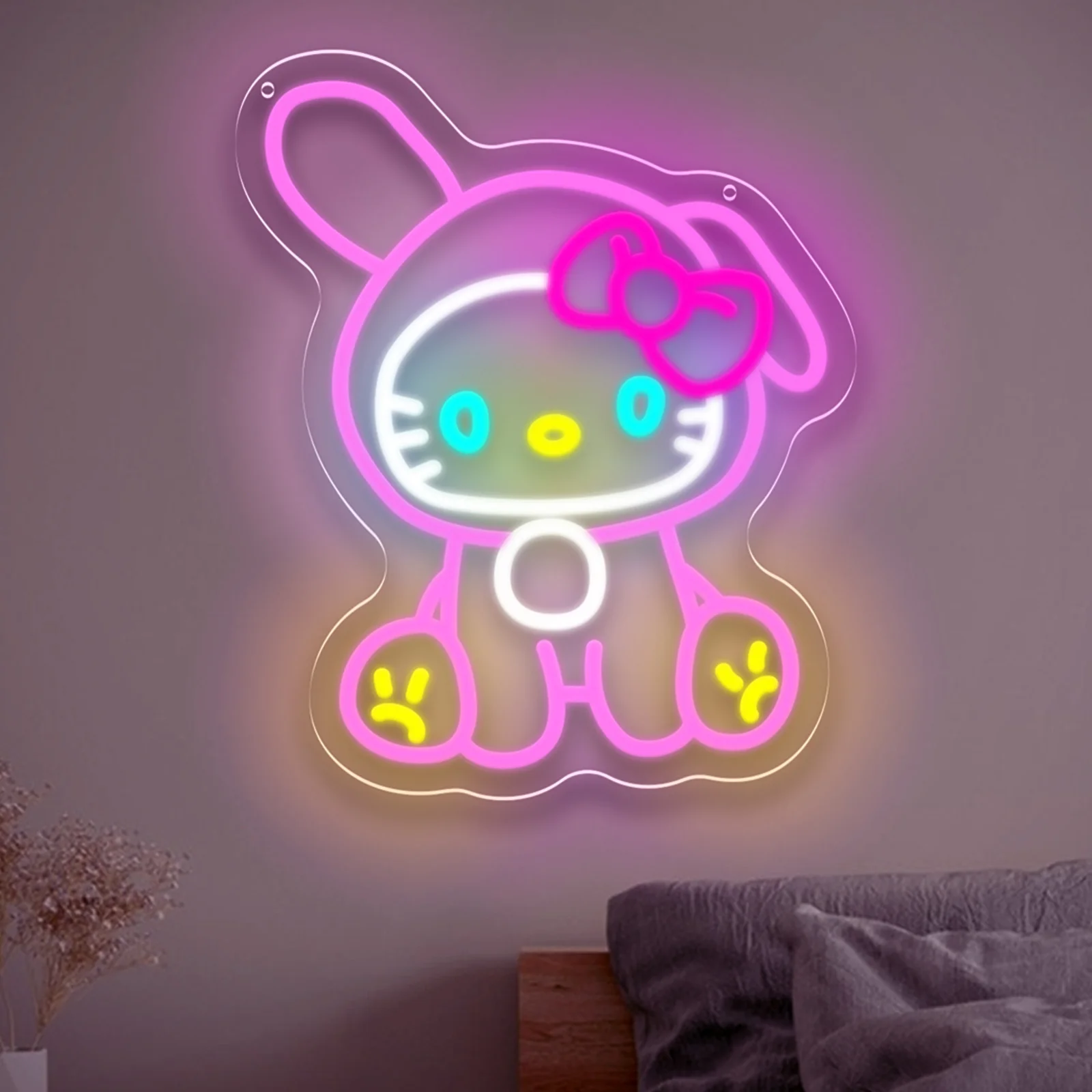 Hello Kitty Melody Neon Sign S - Party Games Girls Night reseña y precio