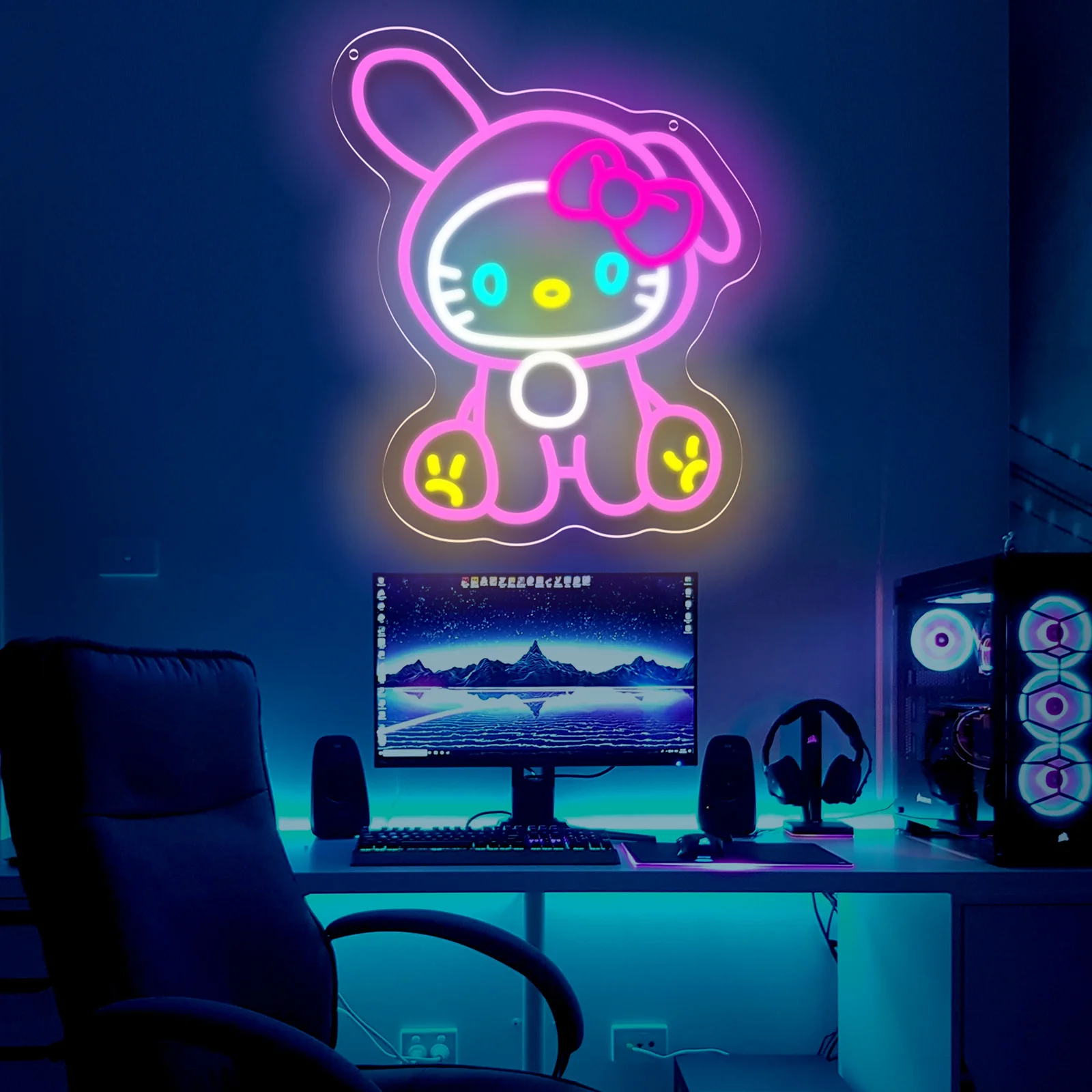 Hello Kitty Melody Neon Sign S - Party Games Girls Night reseña y precio