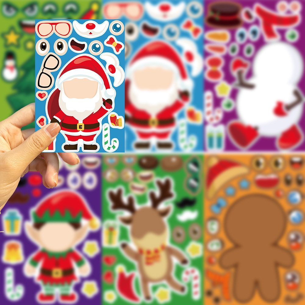 8 Sheets Christmas Puzzle Stic - Party Games Instagram reseña y precio