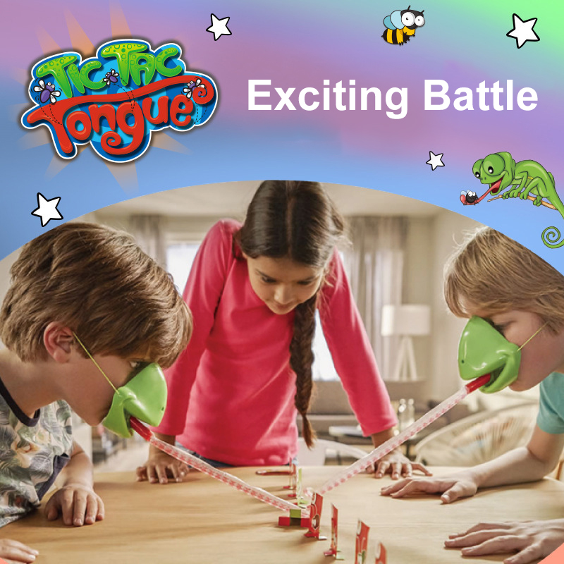 Frog Mask Toy Frog Tongue Stic - Party Games Competition reseña y precio
