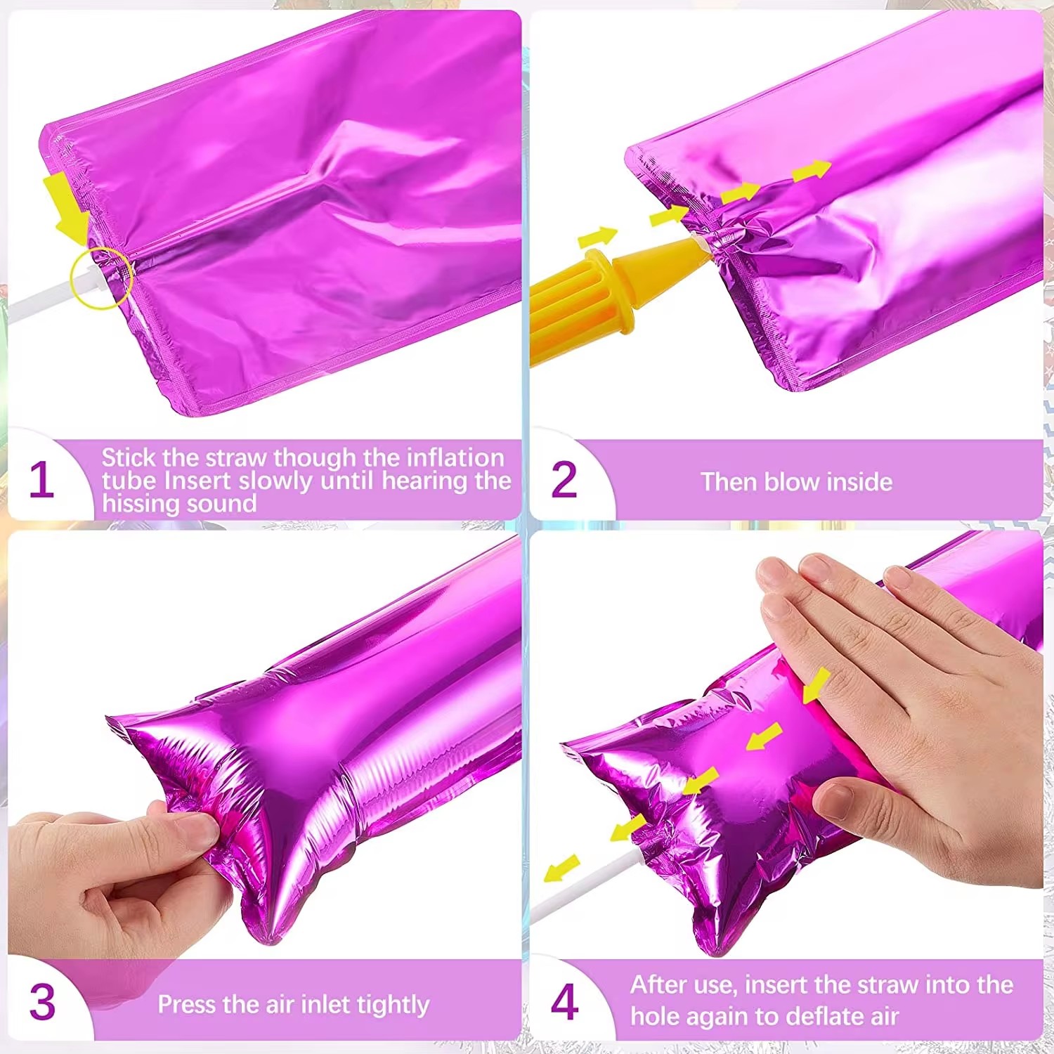 10/30pc Aluminum Film Inflatab - Party Games Engagement reseña y precio