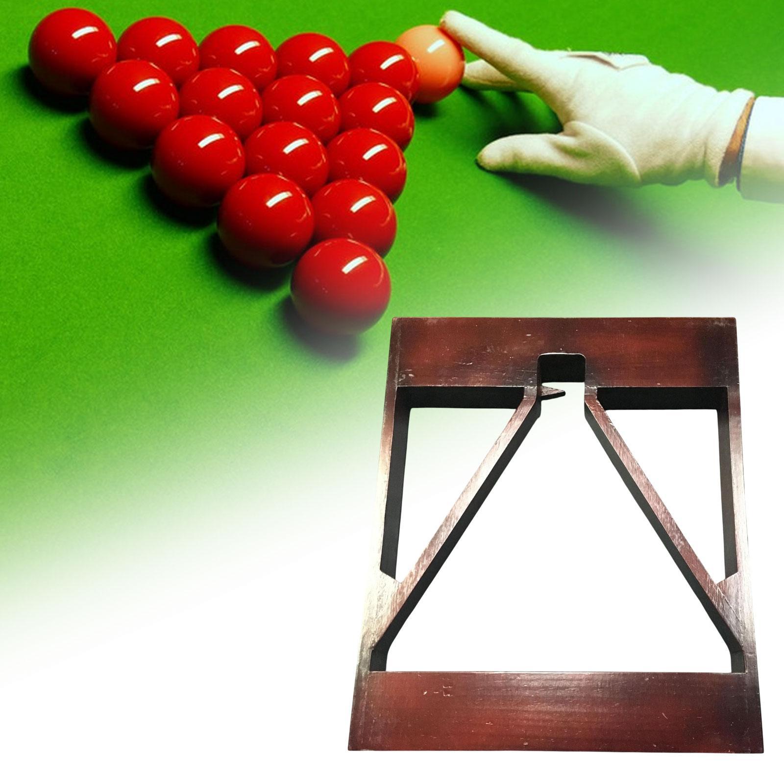 Billiard Ball Triangle Rack Po - Party Games Competition reseña y precio