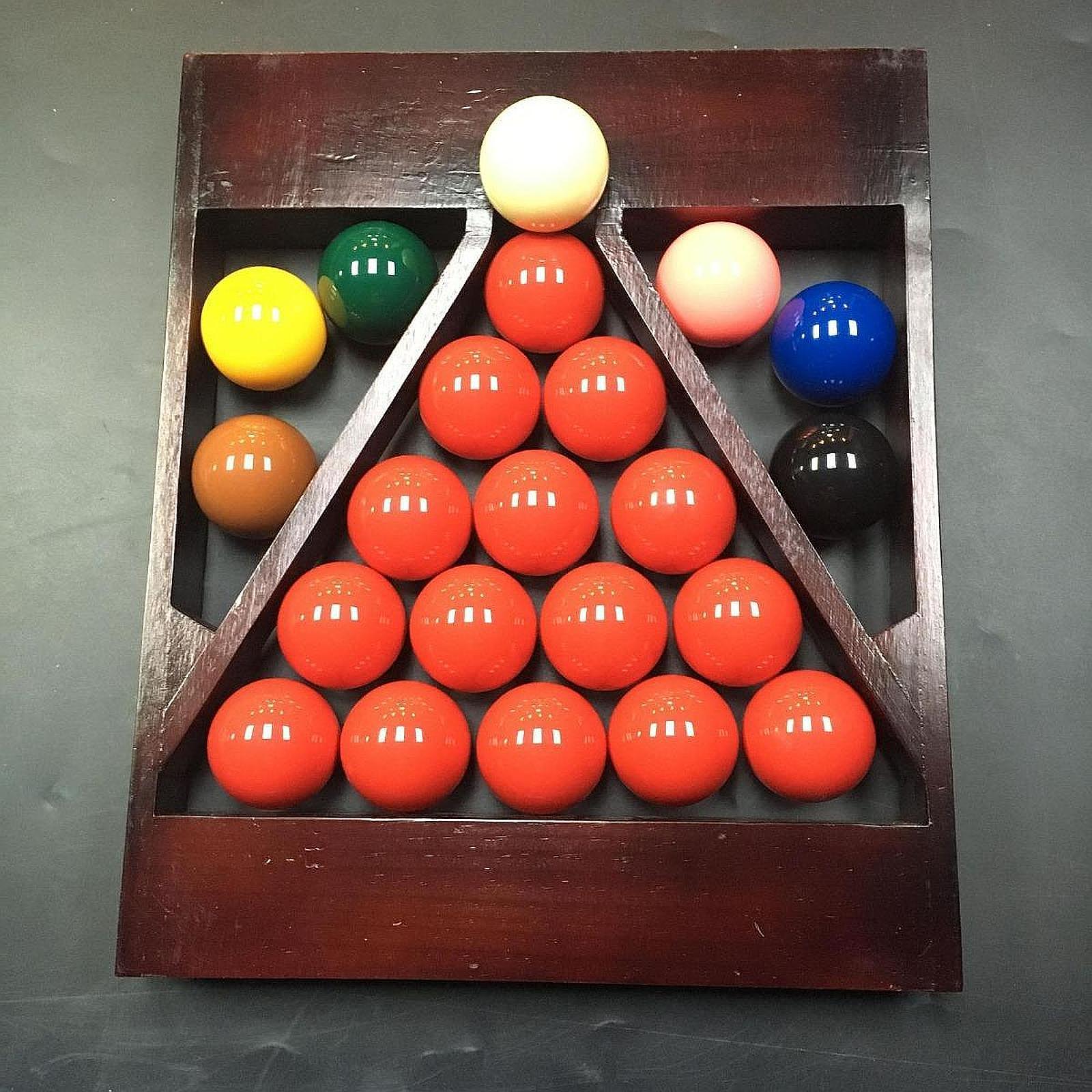Billiard Ball Triangle Rack Po - Party Games Competition reseña y precio
