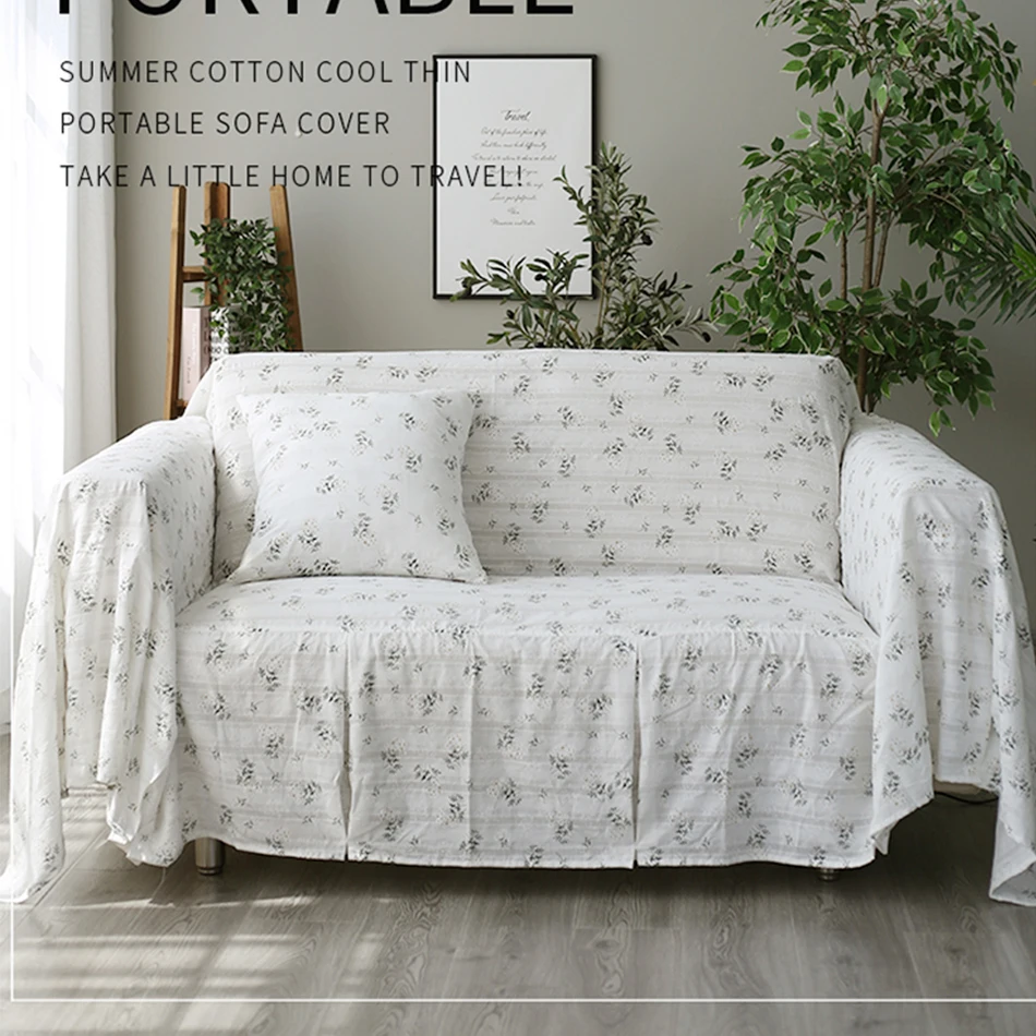 Korean-style Cotton Sofa Cover - Washer Toss Set reseña y precio