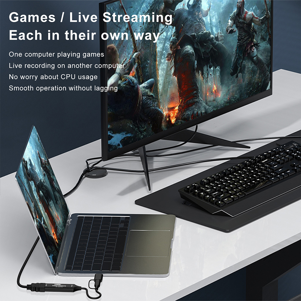 4K HDMI-compatible USB Video C - Party Games Pc reseña y precio