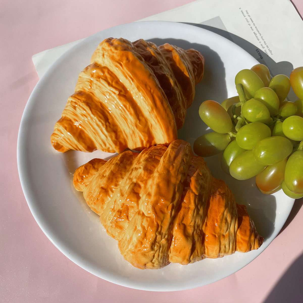 1Pc Artificial Croissant Fake  - Party Games Graduation reseña y precio